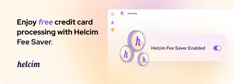 credit card surcharging with Helcim fee saver