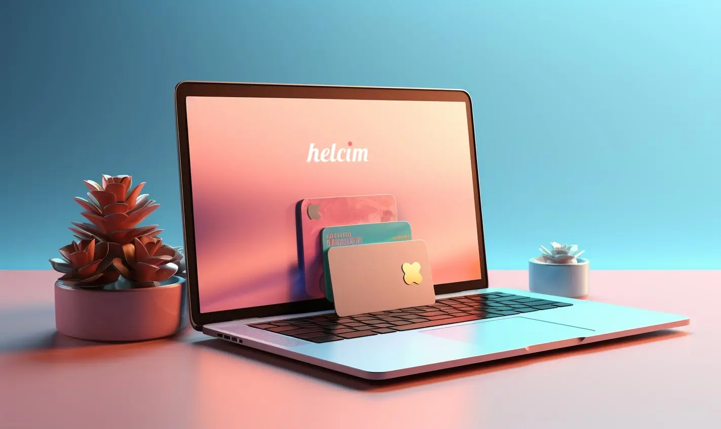 A payment gateway can be accessed via computer and customers can make remote digital credit card payments.