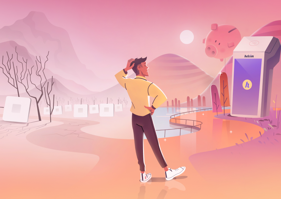 merchant on a fork road looking between helcim and other providers