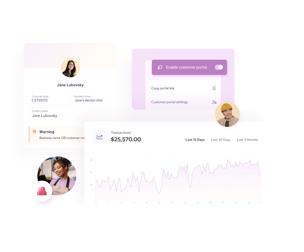 Manage your customers' data with ease