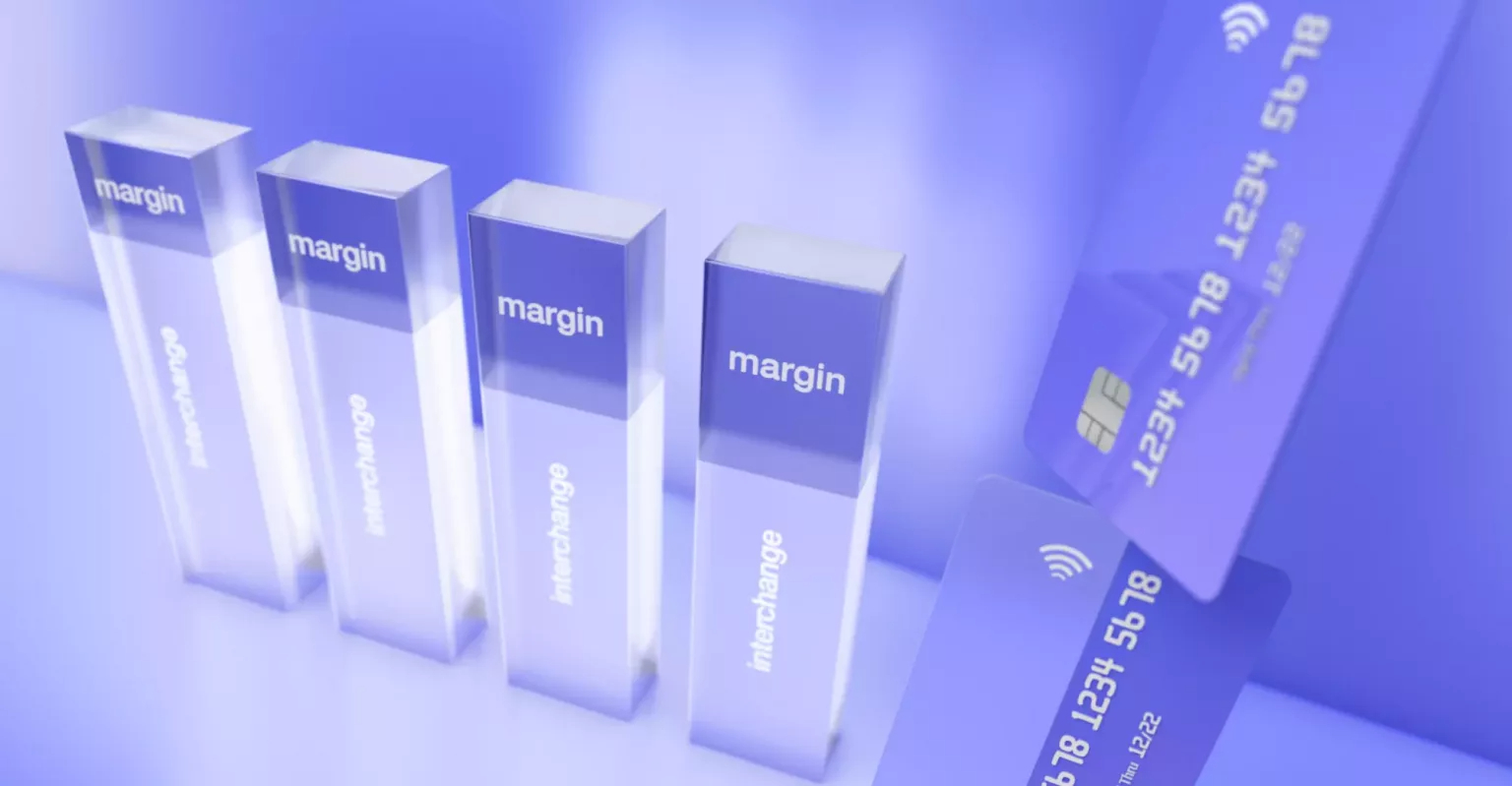 an image showing interchange pricing, margins and credit cards