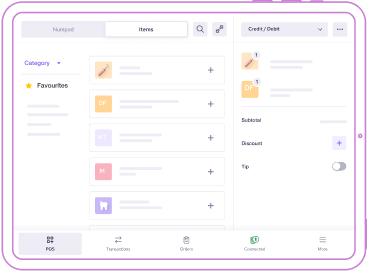 Inventory manager avaliable on tablet