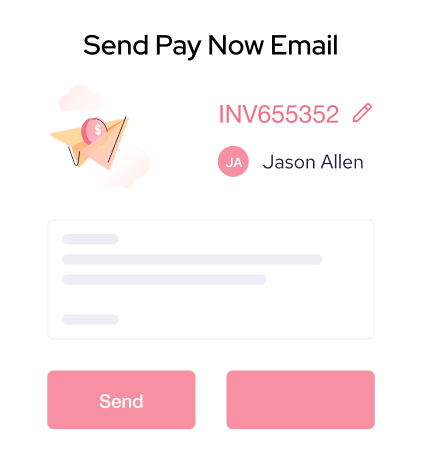 Invoice hero send email