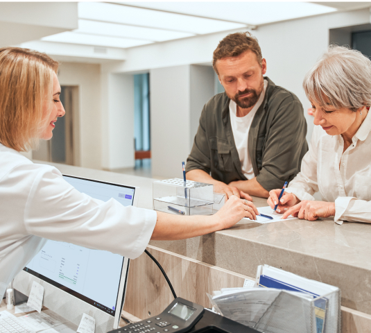 Invoicing tool made for healthcare illustration