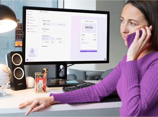 Merchants take payments over the phone using virtual terminal