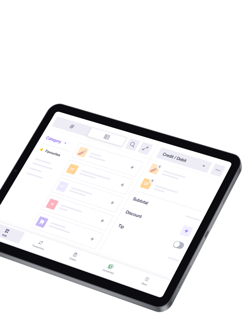 Download Helcim POS app to your iPad to create iPad POS system