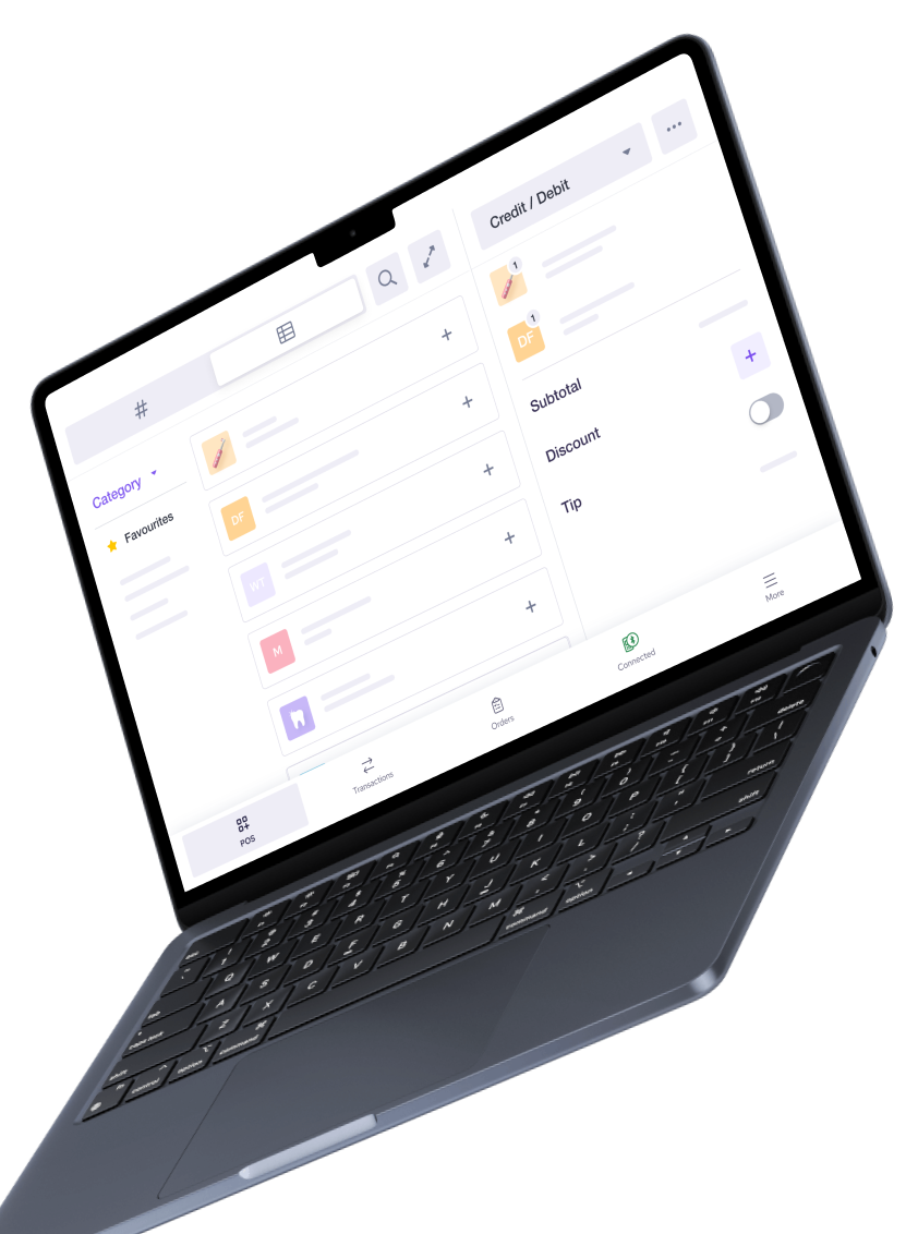Create laptop POS system with Helcim POS app