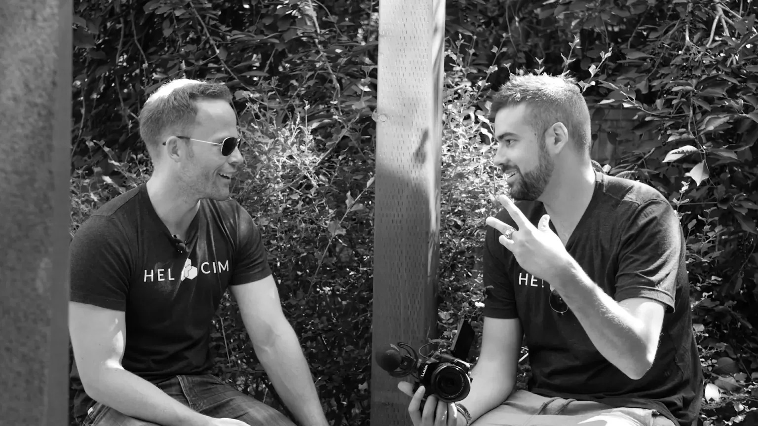 Rob and Jeff having a conversation