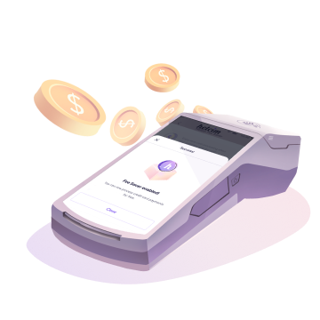 Helcim smart terminal has surcharging