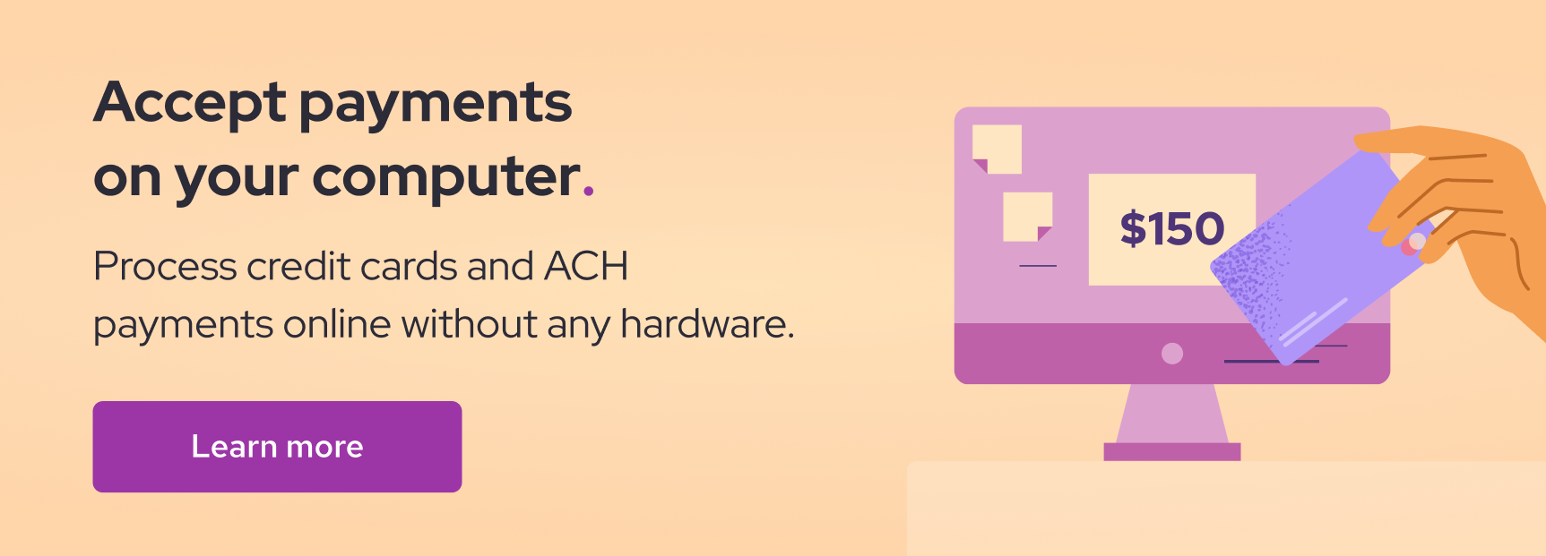 take credit card payments on a phone with helcim Virtual Terminal